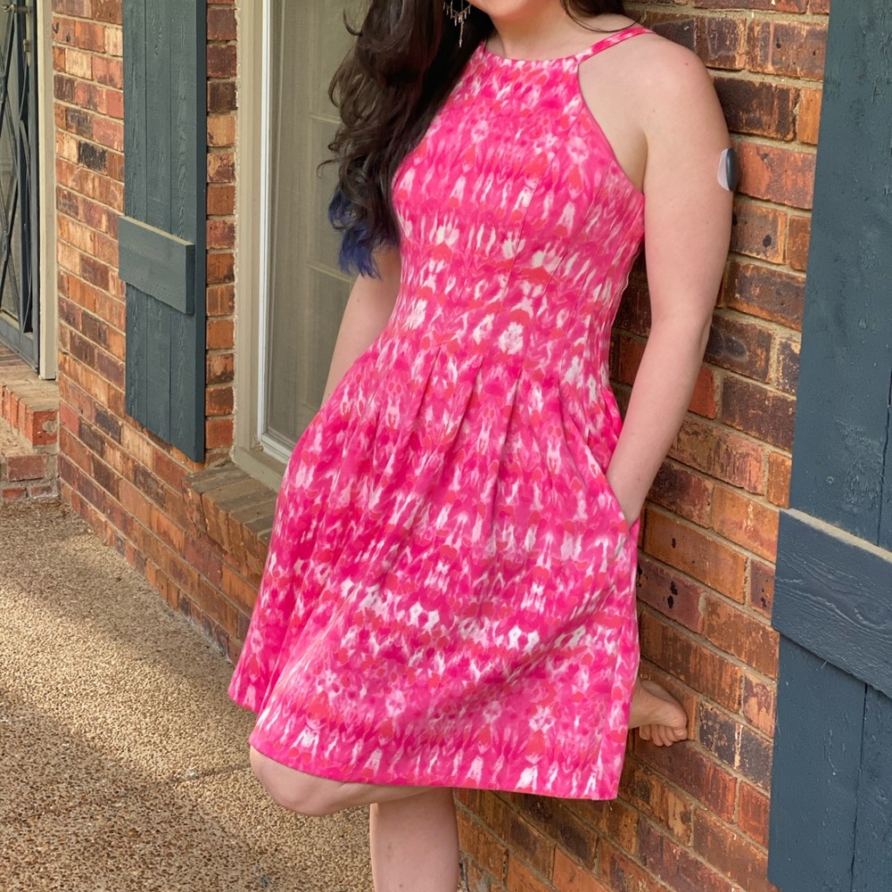 Calvin Klein Pink Dress WITH POCKETS!